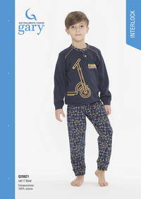 BOY'S PAJAMA M/L Q20021 Tellini S.r.l. Wholesale Clothing